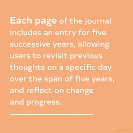 Modern One Line a Day: A Five-Year Memory Book - Moglea [KSIĄŻKA]