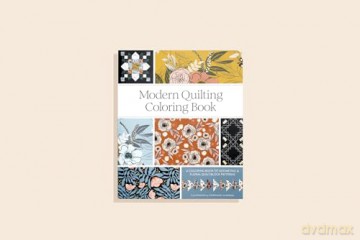 Modern Quilting Coloring Book: An Adult Coloring Book with Colorable Quilt Block Patterns and Removable Pages - Stephanie Sliwinski [KSIĄŻKA]