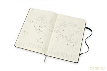 Moleskine - 18-Month Monthly Planner/Diary, Monthly Planner 2021/2022, Monthly Planner with Hard Cover and Elastic Closure, Size Large 13 x 21 cm, Colour Black, 128 Pages [KSIĄŻKA]