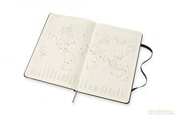 Moleskine - 18-Month Monthly Planner/Diary, Monthly Planner 2021/2022, Monthly Planner with Hard Cover and Elastic Closure, Size Large 13 x 21 cm, Colour Black, 128 Pages [KSIĄŻKA]
