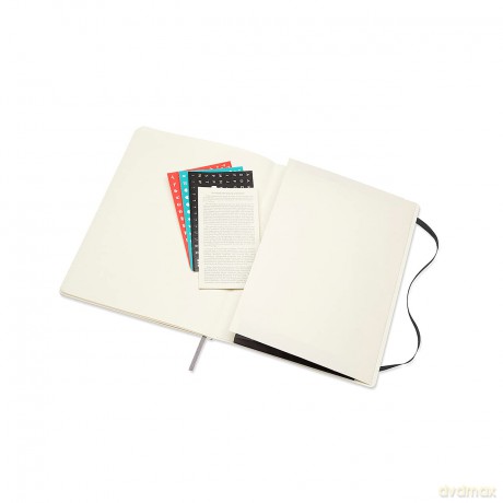 Moleskine - 18-Month Monthly Planner/Diary, Monthly Planner 2021/2022, Monthly Planner with Hard Cover and Elastic Closure, Size X-Large 19 x 25 cm, Colour Black, 128 Pages [KSIĄŻKA]