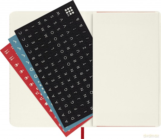 Moleskine - 18-Month Weekly Planner/Diary, Pocket Planner 2022/2023, Weekly Notebook with Soft Cover and Elastic Closure, Size Pocket 9 x 14 cm, Colour Scarlet Red - Moleskine [KSIĄŻKA]
