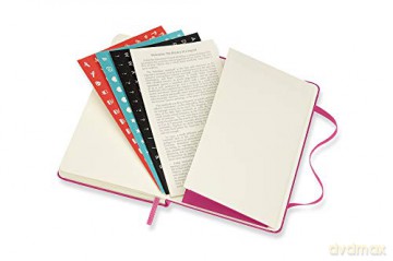 Moleskine - 18-Month Weekly Planner/Diary, Weekly Planner 2021/2022, Weekly Notebook with Hard Cover and Elastic Closure, Size Pocket 9 x 14 cm, Colour Bougainvillea Pink, 208 Pages [KSIĄŻKA]