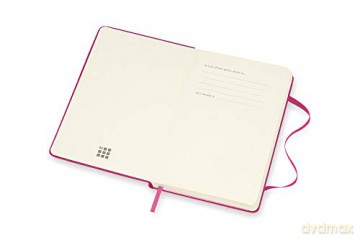 Moleskine - 18-Month Weekly Planner/Diary, Weekly Planner 2021/2022, Weekly Notebook with Hard Cover and Elastic Closure, Size Pocket 9 x 14 cm, Colour Bougainvillea Pink, 208 Pages [KSIĄŻKA]
