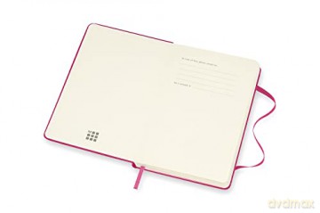 Moleskine - 18-Month Weekly Planner/Diary, Weekly Planner 2021/2022, Weekly Notebook with Hard Cover and Elastic Closure, Size Pocket 9 x 14 cm, Colour Bougainvillea Pink, 208 Pages [KSIĄŻKA]