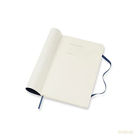 Moleskine - 18-Month Weekly Planner/Diary, Weekly Planner 2021/2022, Weekly Notebook with Soft Cover and Elastic Closure, Size Large 13 x 21 cm, Colour Sapphire Blue, 208 Pages [KSIĄŻKA]