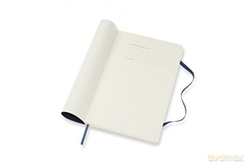 Moleskine - 18-Month Weekly Planner/Diary, Weekly Planner 2021/2022, Weekly Notebook with Soft Cover and Elastic Closure, Size Large 13 x 21 cm, Colour Sapphire Blue, 208 Pages [KSIĄŻKA]