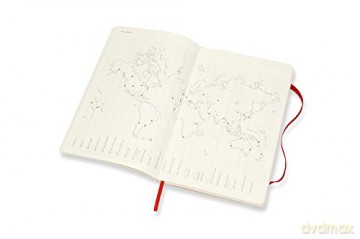 Moleskine - 18-Month Weekly Planner/Diary, Weekly Planner 2021/2022, Weekly Notebook with Soft Cover and Elastic Closure, Size Large 13 x 21 cm, Colour Scarlet Red, 208 Pages [KSIĄŻKA]