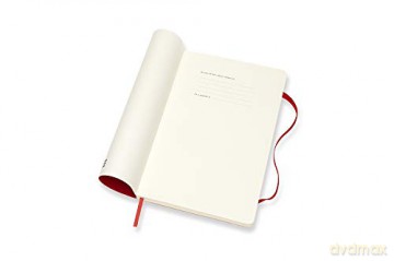 Moleskine - 18-Month Weekly Planner/Diary, Weekly Planner 2021/2022, Weekly Notebook with Soft Cover and Elastic Closure, Size Large 13 x 21 cm, Colour Scarlet Red, 208 Pages [KSIĄŻKA]
