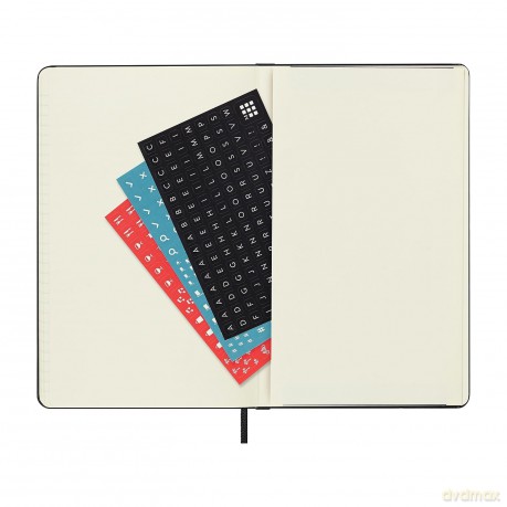 Moleskine - 18-Month Weekly Planner/Diary, Weekly Planner 2022/2023, Weekly Notebook with Hard Cover and Elastic Closure, Size Large 13 x 21 cm, Colour Black - Moleskine [KSIĄŻKA]