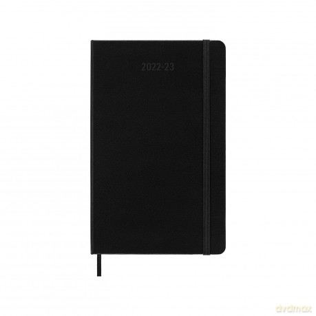 Moleskine - 18-Month Weekly Planner/Diary, Weekly Planner 2022/2023, Weekly Notebook with Hard Cover and Elastic Closure, Size Large 13 x 21 cm, Colour Black - Moleskine [KSIĄŻKA]