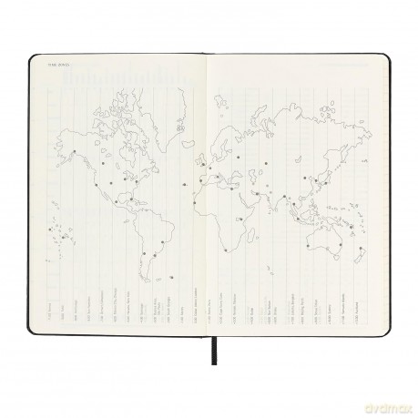 Moleskine - 18-Month Weekly Planner/Diary, Weekly Planner 2022/2023, Weekly Notebook with Hard Cover and Elastic Closure, Size Large 13 x 21 cm, Colour Black - Moleskine [KSIĄŻKA]