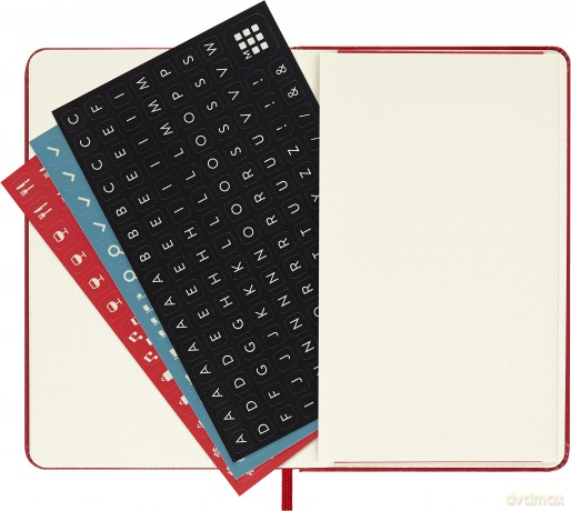 Moleskine - 18-Month Weekly Planner/Diary, Weekly Planner 2022/2023, Weekly Notebook with Hard Cover and Elastic Closure, Size Pocket 9 x 14 cm, Colour Scarlet Red - Moleskine [KSIĄŻKA]