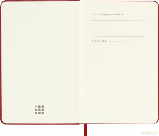 Moleskine - 18-Month Weekly Planner/Diary, Weekly Planner 2022/2023, Weekly Notebook with Hard Cover and Elastic Closure, Size Pocket 9 x 14 cm, Colour Scarlet Red - Moleskine [KSIĄŻKA]