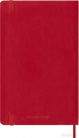 Moleskine - 18-Month Weekly Planner/Diary, Weekly Planner 2022/2023, Weekly Notebook with Soft Cover and Elastic Closure, Size Large 13 x 21 cm, Colour Scarlet Red - Moleskine [KSIĄŻKA]