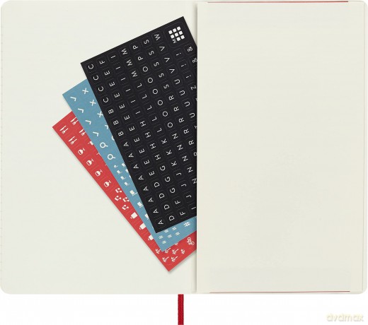 Moleskine - 18-Month Weekly Planner/Diary, Weekly Planner 2022/2023, Weekly Notebook with Soft Cover and Elastic Closure, Size Large 13 x 21 cm, Colour Scarlet Red - Moleskine [KSIĄŻKA]