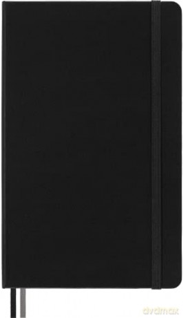 Moleskine - Classic Expanded Plain Paper Notebook - Hard Cover and Elastic Closure Journal - Color Black - Size Large 13 x 21 A5 - 400 Pages - Moleskine [KSIĄŻKA]