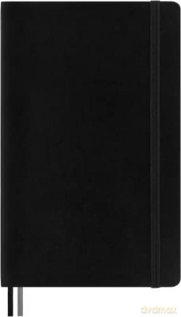 Moleskine - Classic Expanded Plain Paper Notebook - Soft Cover and Elastic Closure Journal - Color Black - Size Large 13 x 21 A5 - 400 Pages [KSIĄŻKA]