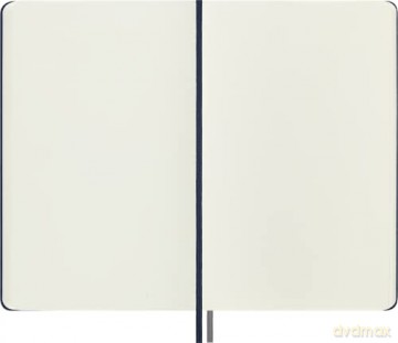 Moleskine - Classic Notebook Expanded, Plain Notebook, Hard Cover and Elastic Closure, Size Large 13 x 21 cm, Colour Sapphire Blue, 400 Pages [KSIĄŻKA]