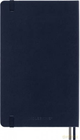 Moleskine - Classic Notebook Expanded, Plain Notebook, Hard Cover and Elastic Closure, Size Large 13 x 21 cm, Colour Sapphire Blue, 400 Pages [KSIĄŻKA]