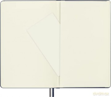 Moleskine - Classic Notebook Expanded, Plain Notebook, Hard Cover and Elastic Closure, Size Large 13 x 21 cm, Colour Sapphire Blue, 400 Pages [KSIĄŻKA]