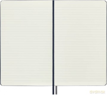 Moleskine - Classic Notebook Expanded, Ruled Notebook, Hard Cover and Elastic Closure, Size Large 13 x 21 cm, Colour Sapphire Blue, 400 Pages [KSIĄŻKA]