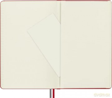 Moleskine - Classic Notebook Expanded, Ruled Notebook, Hard Cover and Elastic Closure, Size Large 13 x 21 cm, Colour Scarlet Red, 400 Pages [KSIĄŻKA]