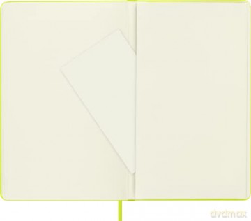 Moleskine - Classic Notebook, Plain Notebook, Hard Cover and Elastic Closure, Size Large 13 x 21 cm, Colour Lemon Green, 240 Pages [KSIĄŻKA]