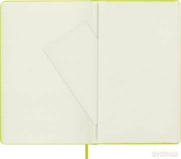 Moleskine - Classic Notebook, Ruled Notebook, Hard Cover and Elastic Closure, Size Large 13 x 21 cm, Colour Lemon Green, 240 Pages [KSIĄŻKA]