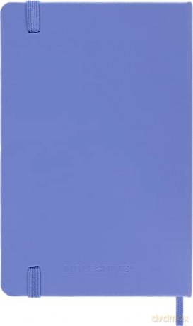 Moleskine - Classic Notebook, Ruled Notebook, Hard Cover and Elastic Closure, Size Pocket 9 x 14 cm, Colour Hydrangea Blue, 192 Pages [KSIĄŻKA]