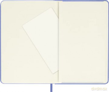 Moleskine - Classic Notebook, Ruled Notebook, Hard Cover and Elastic Closure, Size Pocket 9 x 14 cm, Colour Hydrangea Blue, 192 Pages [KSIĄŻKA]