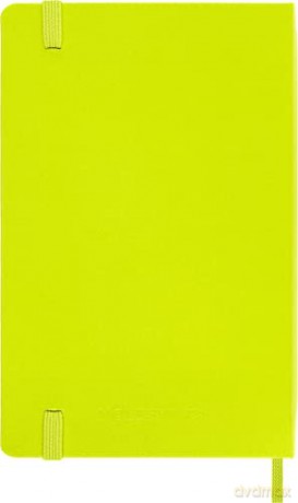 Moleskine - Classic Notebook, Ruled Notebook, Hard Cover and Elastic Closure, Size Pocket 9 x 14 cm, Colour Lemon Green, 192 Pages, 8056420850857 [KSIĄŻKA]