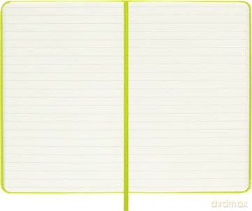 Moleskine - Classic Notebook, Ruled Notebook, Hard Cover and Elastic Closure, Size Pocket 9 x 14 cm, Colour Lemon Green, 192 Pages, 8056420850857 [KSIĄŻKA]