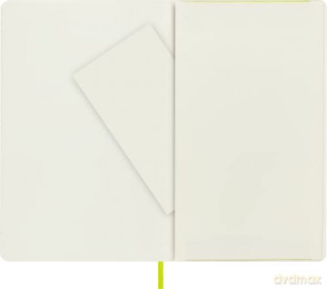 Moleskine - Classic Notebook, Ruled Notebook, Soft Cover and Elastic Closure, Size Large 13 x 21 cm, Colour Lemon Green, 192 Pages [KSIĄŻKA]