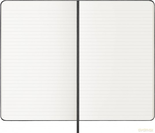 Moleskine - Limited Edition Smiley Ruled Notebook, Hard Cover and Elastic Closure Journal, Size Large 13 x 21 cm, Colour Black - Moleskine [KSIĄŻKA]