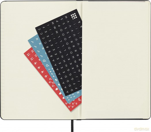 Moleskine - Weekly Horizontal Planner/Diary, Pocket Planner 18-Months 2022/2023, Weekly Planner with Hard Cover and Elastic Closure, Size Large 13 x 21 cm, Colour Black - Moleskine [KSIĄŻKA]