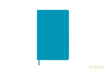 Moleskine - Weekly Planner 18 Months 2022-2023, Weekly Planner With Hard Cover And Elastic Closure, Size Large,13 x 21 cm, Color Blue - Moleskine [KSIĄŻKA]
