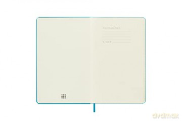 Moleskine - Weekly Planner 18 Months 2022-2023, Weekly Planner With Hard Cover And Elastic Closure, Size Large,13 x 21 cm, Color Blue - Moleskine [KSIĄŻKA]
