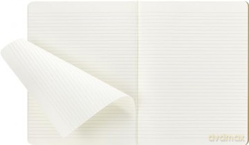 Moleskine Cahier Journal, Set 3 Notebooks with Ruled Pages, Cardboard Cover with Visible Cotton Stiching, Colour Kraft Brown, Extra Large 19 x 25 cm, 120 Pages - Moleskine [KSIĄŻKA]