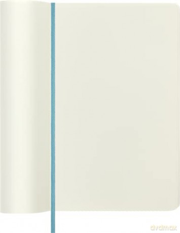 Moleskine Classic Plain Paper Notebook - Soft Cover and Elastic Closure Journal - Color Reef Blue - Large 13 x 21 A5 - 192 Pages - Moleskine [KSIĄŻKA]