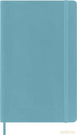 Moleskine Classic Plain Paper Notebook - Soft Cover and Elastic Closure Journal - Color Reef Blue - Large 13 x 21 A5 - 192 Pages - Moleskine [KSIĄŻKA]