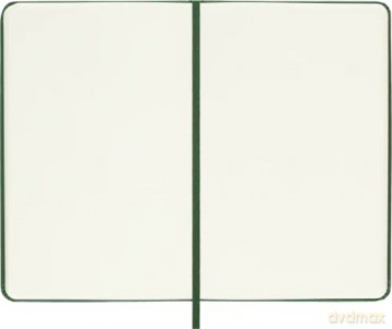 Moleskine Classic Plain Paper Notebook, Hard Cover and Elastic Closure Journal, Color Myrtle Green, Size Pocket 9 x 14 cm, 192 Pages [KSIĄŻKA]