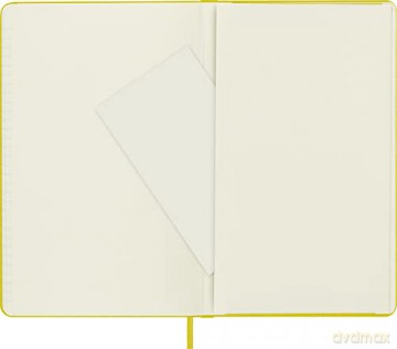 Moleskine Classic Ruled Plain Paper Notebook, Silk Hard Cover and Elastic Closure, Large Size, Colour Hay Yellow - Moleskine [KSIĄŻKA]