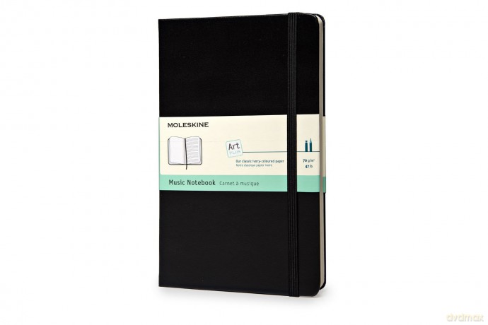 Moleskine Large Music Notebook [KSIĄŻKA]