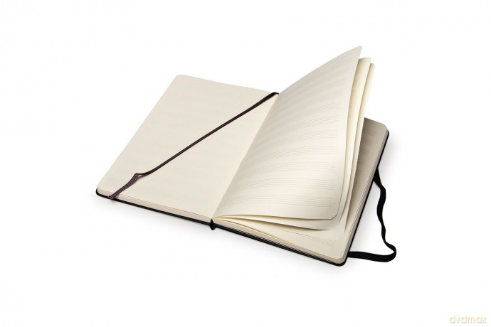 Moleskine Large Music Notebook [KSIĄŻKA]