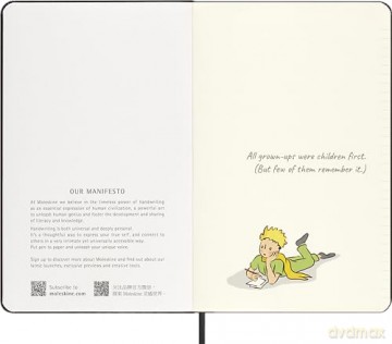 Moleskine Le Petit Prince Limited Edition, The Little Prince, Limited Edition Notebook, Large Format, Hard Cover, Ruled Pages [KSIĄŻKA]