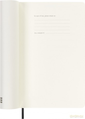 Moleskine Monthly Planner 2023, 18-Month Diary, Monthly Notebook with Soft Cover, Large Size 13 x 21 cm, Colour Black - Moleskine [KSIĄŻKA]