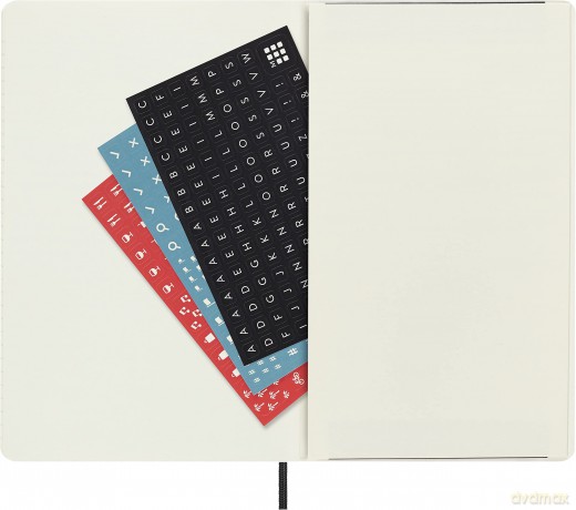 Moleskine Monthly Planner 2023, 18-Month Diary, Monthly Notebook with Soft Cover, Large Size 13 x 21 cm, Colour Black - Moleskine [KSIĄŻKA]