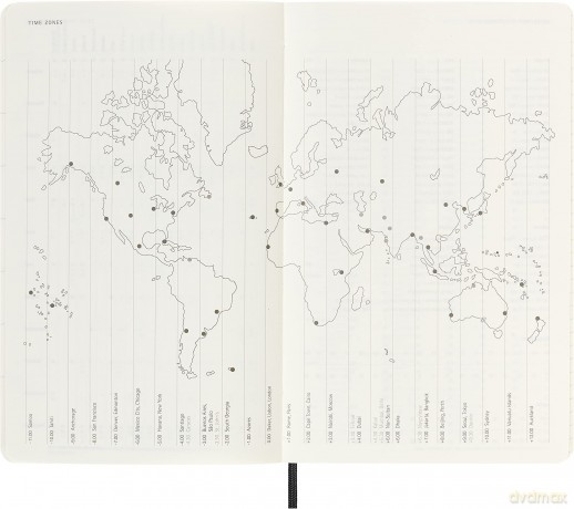 Moleskine Monthly Planner 2023, 18-Month Diary, Monthly Notebook with Soft Cover, Large Size 13 x 21 cm, Colour Black - Moleskine [KSIĄŻKA]