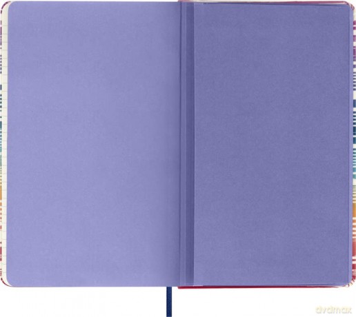 Moleskine Notebook Missoni Turquoise Chevron Limited Edition, Canvas Hard Cover and Elastic Closure Journal, Large Size 13 x 21 cm - Moleskine [KSIĄŻKA]